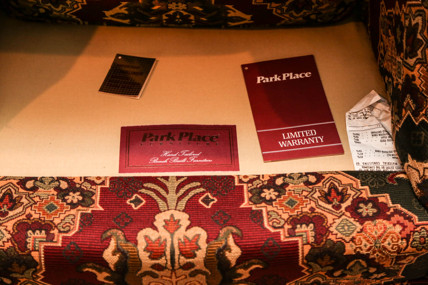 Park Place Furniture Upholstered Armchair EBTH